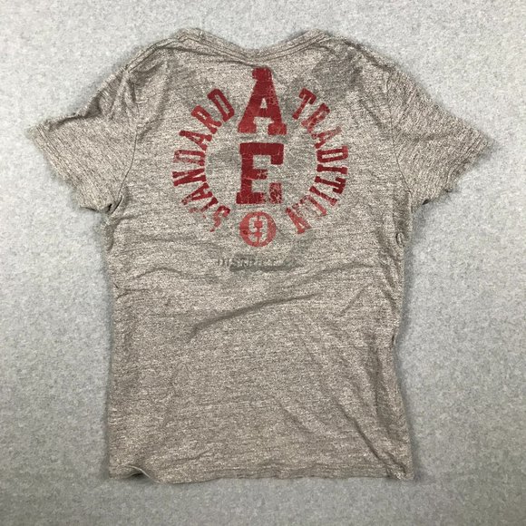 American Eagle T Shirt Mens Medium Gray Vintage Fit Short Sleeve Cotton - Picture 6 of 10